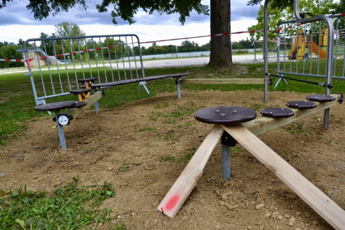 Jeux à la base de loisirs