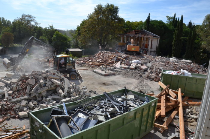 2Chantier démolition école chaze - septembre 2024