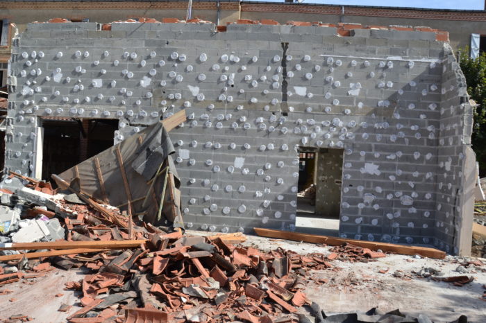 4Chantier démolition école chaze - septembre 2024