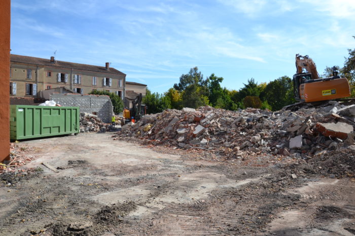 7Chantier démolition école chaze - septembre 2024