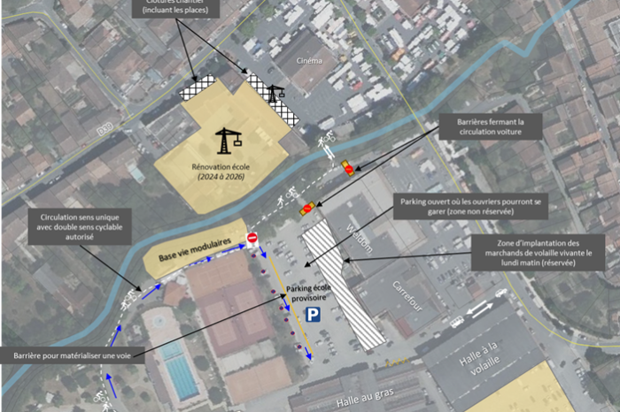 Plan arrêt boulevard de la chaussée - Plan